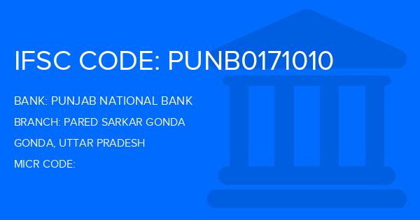Punjab National Bank (PNB) Pared Sarkar Gonda Branch IFSC Code