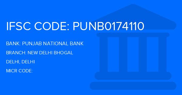Punjab National Bank (PNB) New Delhi Bhogal Branch IFSC Code