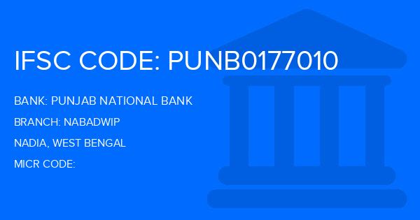 Punjab National Bank (PNB) Nabadwip Branch IFSC Code
