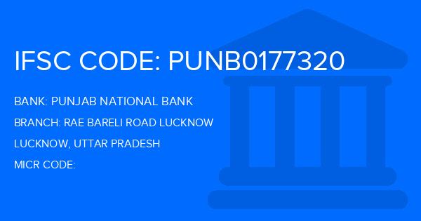 Punjab National Bank (PNB) Rae Bareli Road Lucknow Branch IFSC Code