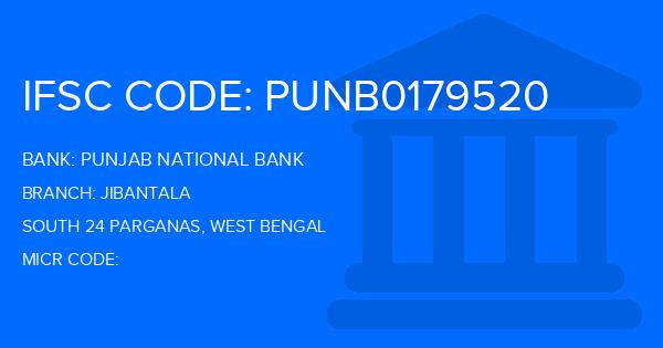 Punjab National Bank (PNB) Jibantala Branch IFSC Code