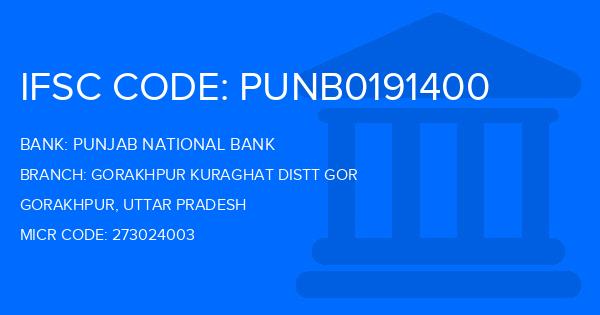 Punjab National Bank (PNB) Gorakhpur Kuraghat Distt Gor Branch IFSC Code