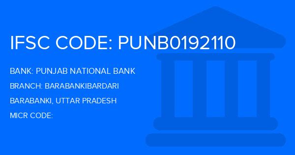 Punjab National Bank (PNB) Barabankibardari Branch IFSC Code
