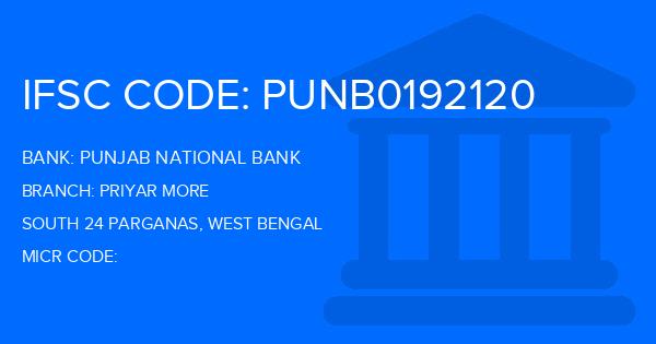 Punjab National Bank (PNB) Priyar More Branch IFSC Code