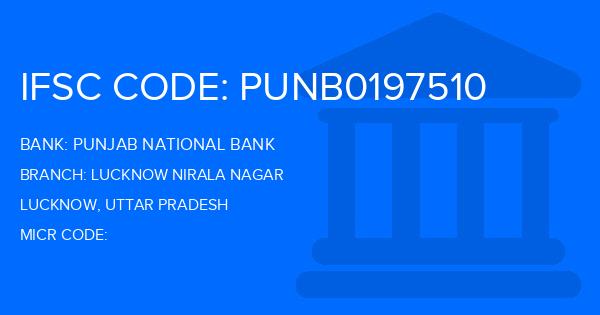 Punjab National Bank (PNB) Lucknow Nirala Nagar Branch IFSC Code
