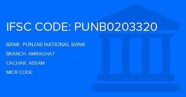 Punjab National Bank (PNB) Amraghat Branch IFSC Code