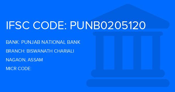 Punjab National Bank (PNB) Biswanath Chariali Branch IFSC Code