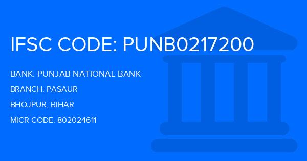 Punjab National Bank (PNB) Pasaur Branch IFSC Code