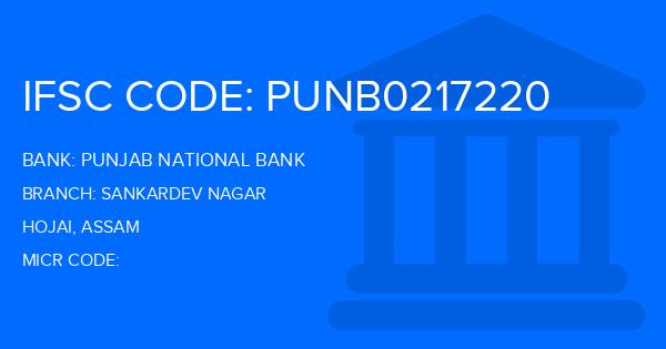 Punjab National Bank (PNB) Sankardev Nagar Branch IFSC Code