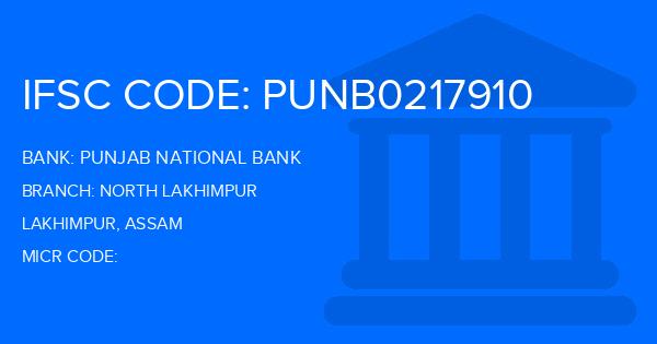 Punjab National Bank (PNB) North Lakhimpur Branch IFSC Code