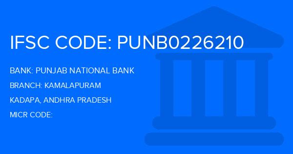 Punjab National Bank (PNB) Kamalapuram Branch IFSC Code