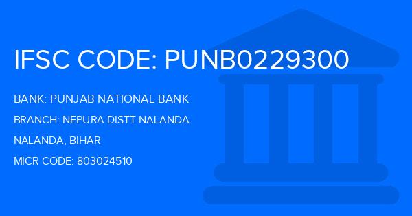 Punjab National Bank (PNB) Nepura Distt Nalanda Branch IFSC Code
