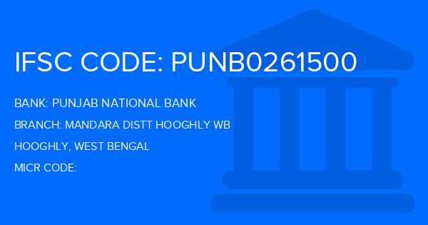 Punjab National Bank (PNB) Mandara Distt Hooghly Wb Branch IFSC Code