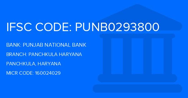 Punjab National Bank (PNB) Panchkula Haryana Branch IFSC Code