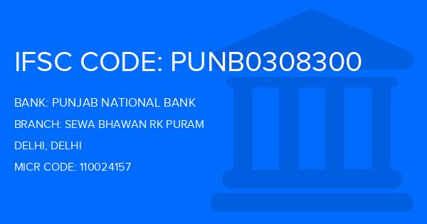 Punjab National Bank (PNB) Sewa Bhawan Rk Puram Branch IFSC Code