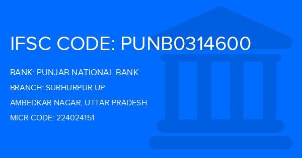 Punjab National Bank (PNB) Surhurpur Up Branch IFSC Code
