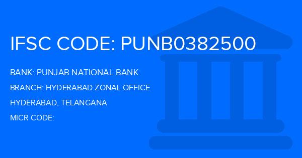 Punjab National Bank (PNB) Hyderabad Zonal Office Branch IFSC Code