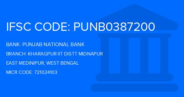 Punjab National Bank (PNB) Kharagpur Iit Distt Midnapur Branch IFSC Code