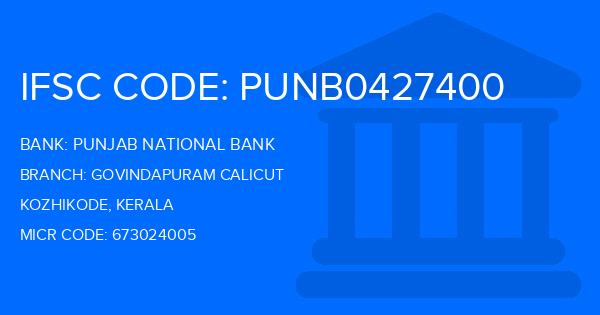 Punjab National Bank (PNB) Govindapuram Calicut Branch IFSC Code