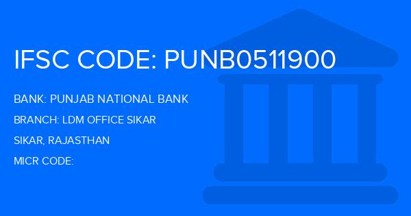 Punjab National Bank (PNB) Ldm Office Sikar Branch IFSC Code