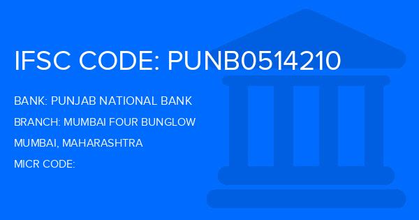 Punjab National Bank (PNB) Mumbai Four Bunglow Branch IFSC Code
