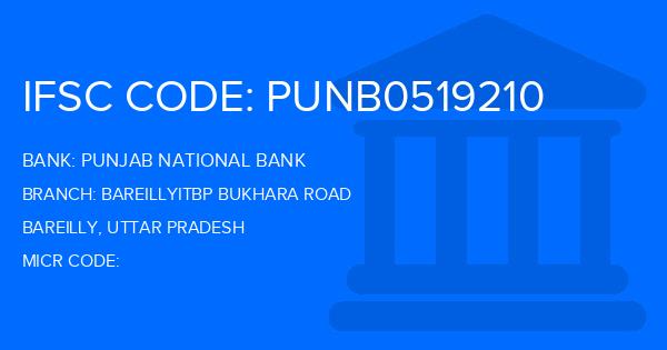 Punjab National Bank (PNB) Bareillyitbp Bukhara Road Branch IFSC Code