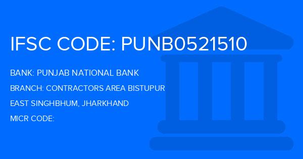 Punjab National Bank (PNB) Contractors Area Bistupur Branch IFSC Code
