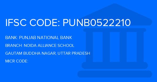 Punjab National Bank (PNB) Noida Alliance School Branch IFSC Code
