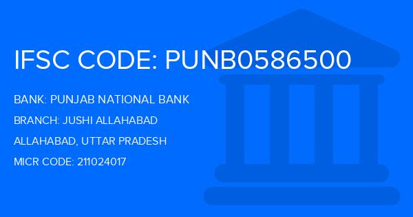 Punjab National Bank (PNB) Jushi Allahabad Branch IFSC Code