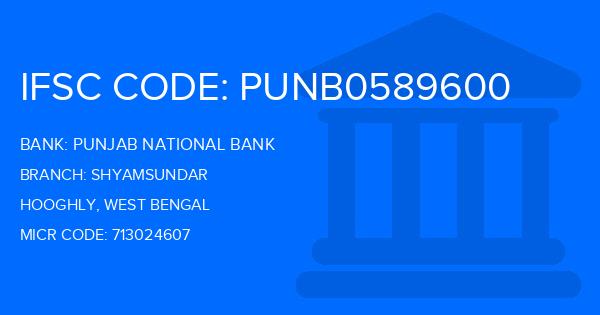 Punjab National Bank (PNB) Shyamsundar Branch IFSC Code