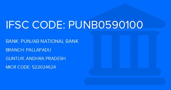 Punjab National Bank (PNB) Pallapadu Branch IFSC Code