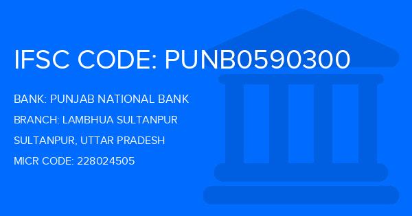 Punjab National Bank (PNB) Lambhua Sultanpur Branch IFSC Code