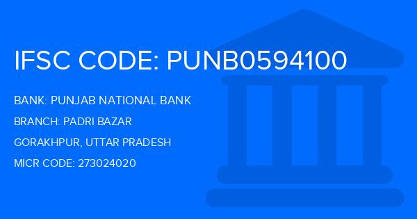 Punjab National Bank (PNB) Padri Bazar Branch IFSC Code