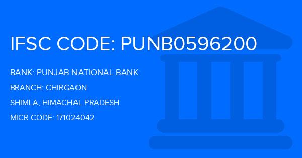 Punjab National Bank (PNB) Chirgaon Branch IFSC Code