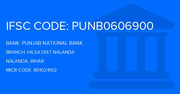 Punjab National Bank (PNB) Hilsa Dist Nalanda Branch IFSC Code