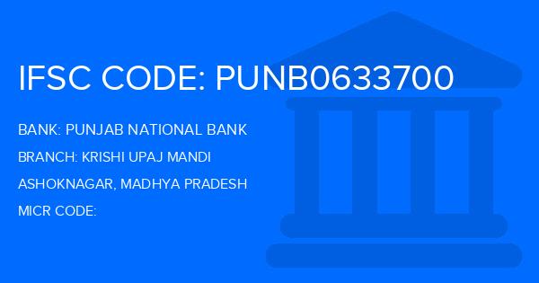 Punjab National Bank (PNB) Krishi Upaj Mandi Branch IFSC Code