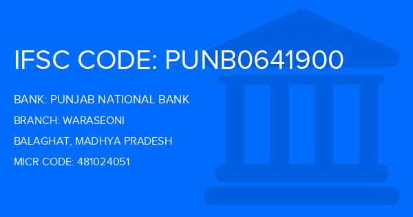 Punjab National Bank (PNB) Waraseoni Branch IFSC Code
