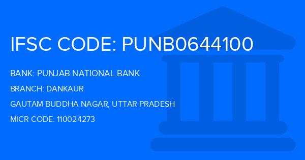 Punjab National Bank (PNB) Dankaur Branch IFSC Code