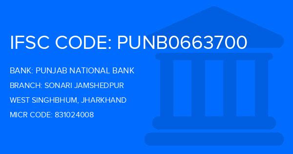 Punjab National Bank (PNB) Sonari Jamshedpur Branch IFSC Code