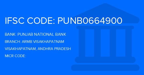Punjab National Bank (PNB) Armb Visakhapatnam Branch IFSC Code