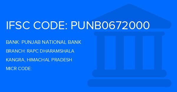 Punjab National Bank (PNB) Rapc Dharamshala Branch IFSC Code