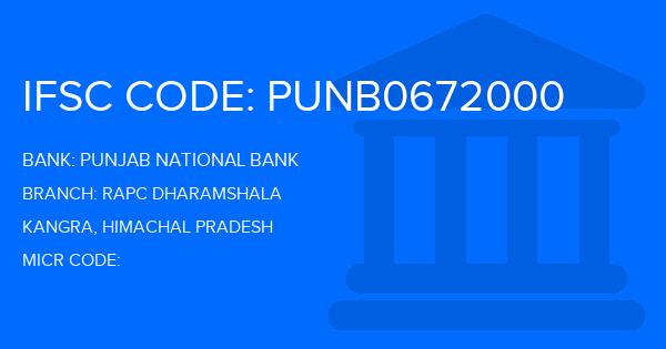 Punjab National Bank (PNB) Rapc Dharamshala Branch IFSC Code