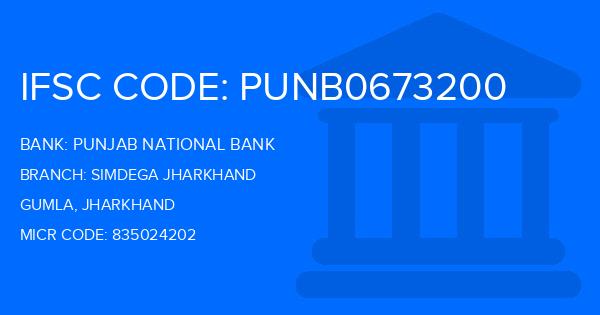 Punjab National Bank (PNB) Simdega Jharkhand Branch IFSC Code