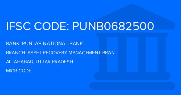 Punjab National Bank (PNB) Asset Recovery Management Bran Branch IFSC Code