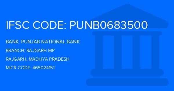 Punjab National Bank (PNB) Rajgarh Mp Branch IFSC Code