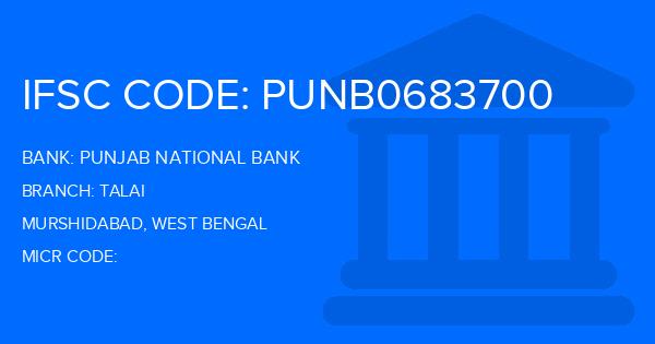 Punjab National Bank (PNB) Talai Branch IFSC Code