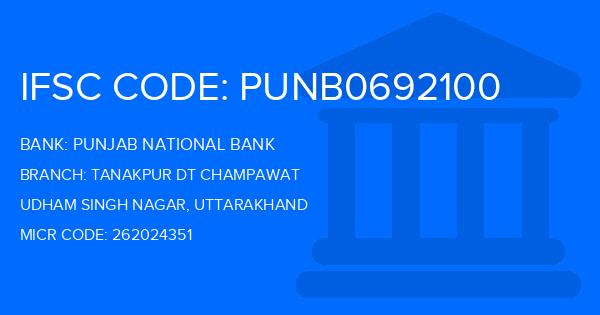 Punjab National Bank (PNB) Tanakpur Dt Champawat Branch IFSC Code