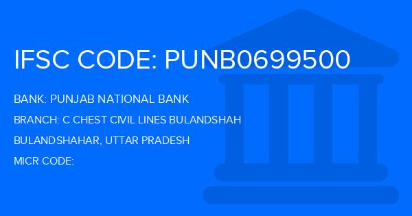 Punjab National Bank (PNB) C Chest Civil Lines Bulandshah Branch IFSC Code