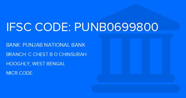 Punjab National Bank (PNB) C Chest B O Chinsurah Branch IFSC Code