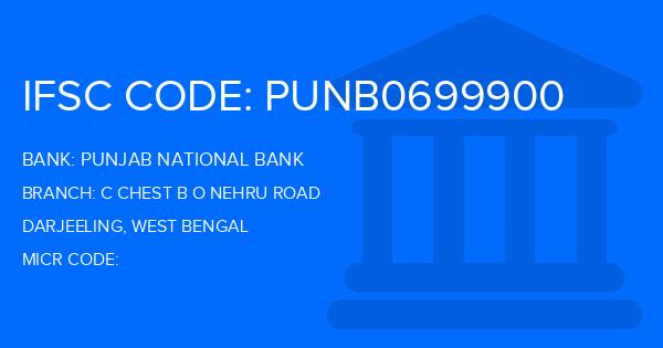 Punjab National Bank (PNB) C Chest B O Nehru Road Branch IFSC Code